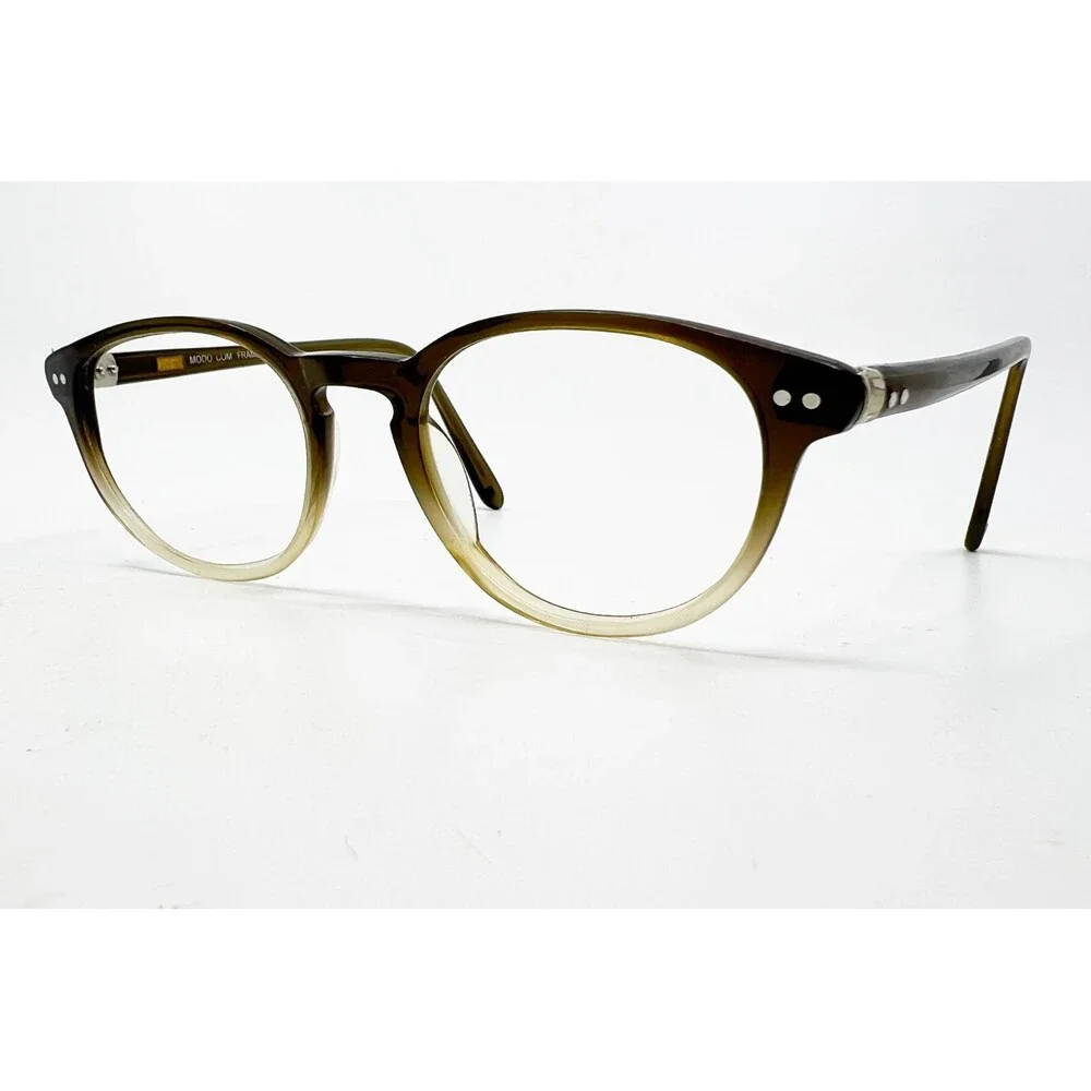 Modo Eyeglasses Mens Olive Green Handmade MC 035 OLVGT 48-20-150